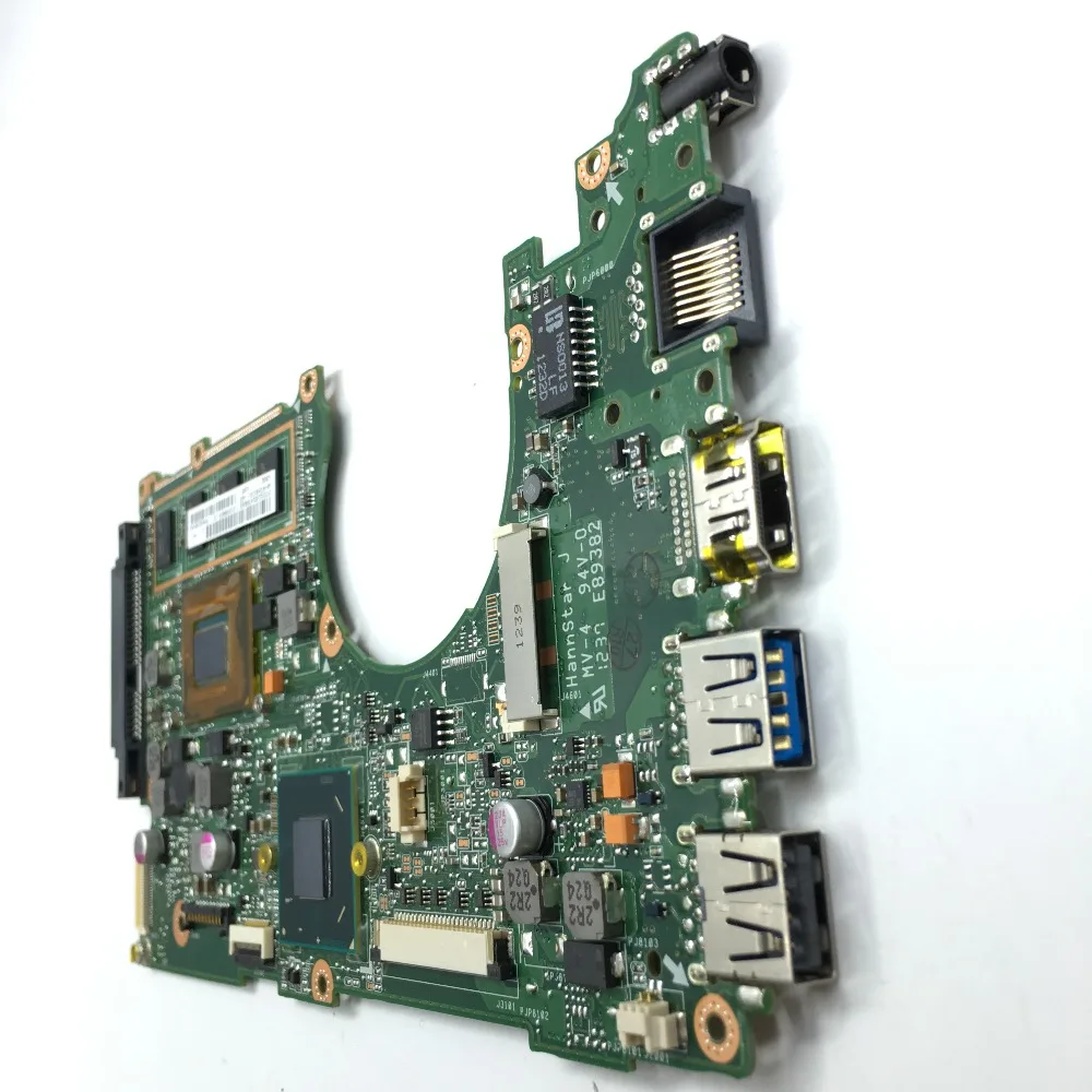 KEFU x202e для ASUS S200E X202E X201E X202EP Vivobook материнская плата REV2.0 I3-3217U cpu 4G ram Встроенная тестовая работа