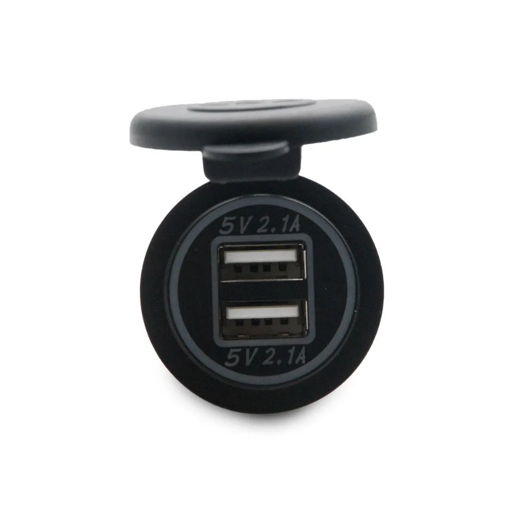 Разветвитель автомобильного прикуривателя с двумя USB портами 12 В зарядное