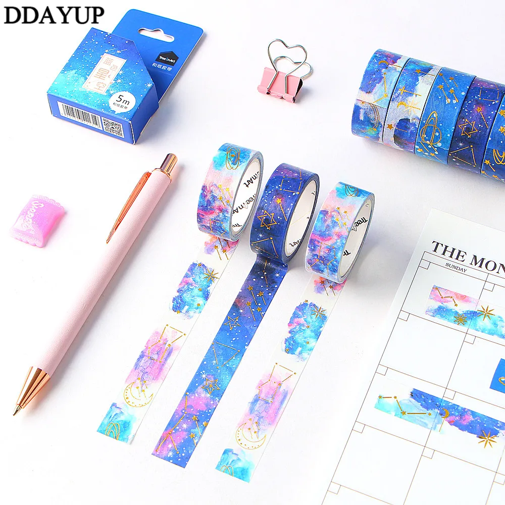 2 шт. DIY звездное небо японский бумажный скотч маскирующая лента декоративные