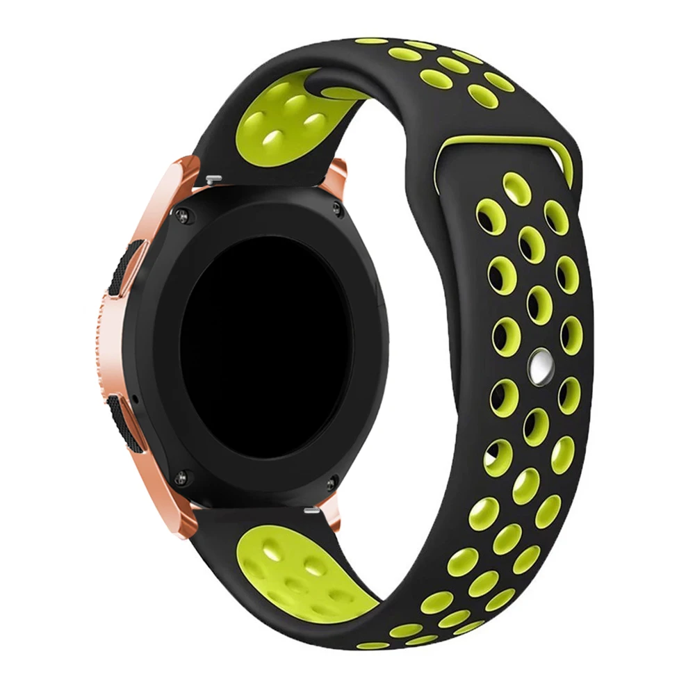 Новый мягкий силиконовый ремешок для часов сменный Samsung Galaxy Watch 42 мм SM-R810 на