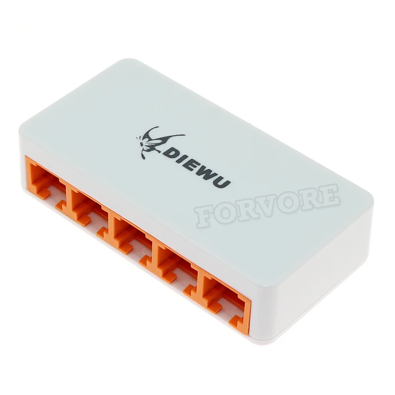5 портов быстрый Ethernet RJ45 10/100 Мбит/с сетевой коммутатор концентратор настольный