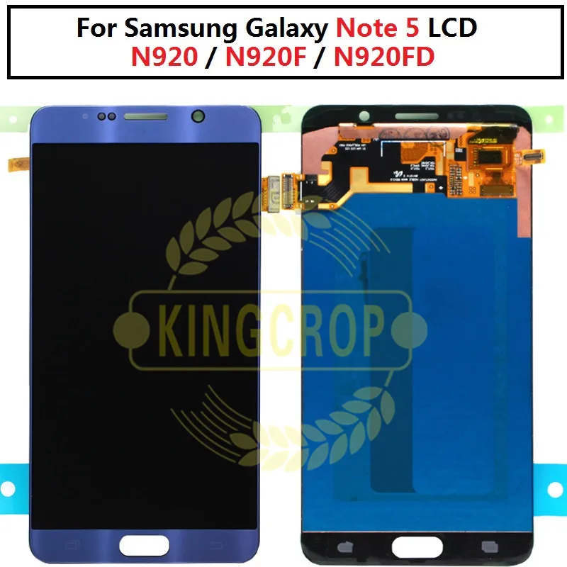ЖК дисплей 5 7 &quotдля Samsung Galaxy NOTE N920 N920F сенсорный экран с дигитайзером в сборе