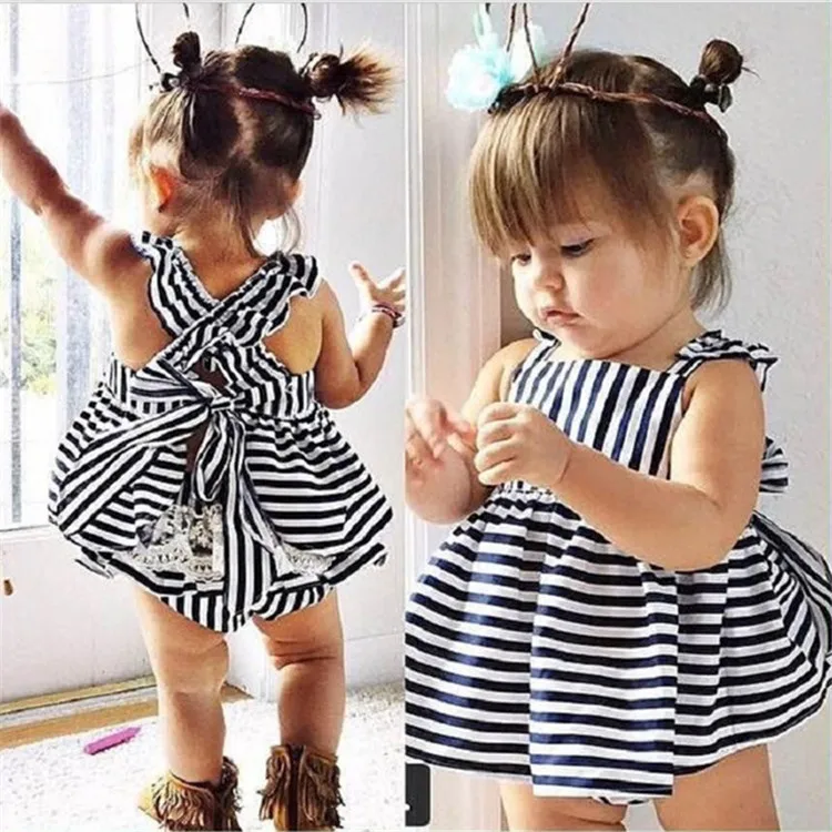 Suer Infant Baby Girls Cute Tops+ Comfortable Briefs Outfits Set Sunsuit Clothes | Мать и ребенок