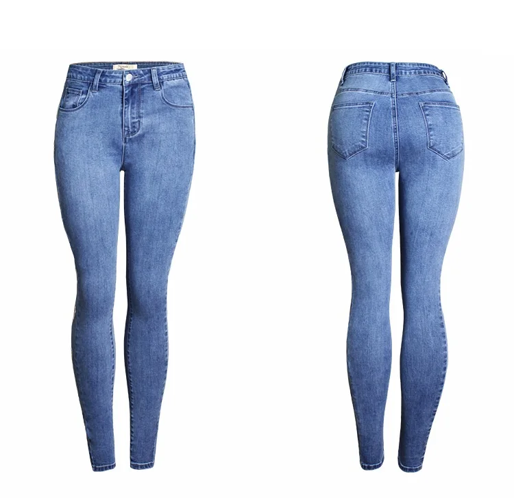 Новые обтягивающие джинсы Для женщин 2021 джинсовые брюки с дырками рваные узкие