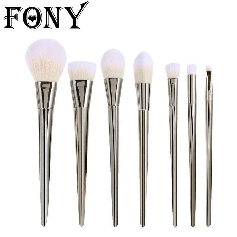 2017 Makeup Cosmetic Brushes Set 7Pcs Superior Professional Contour Brush Powder Foundation Eyeshadow Lip Tool | Красота и здоровье