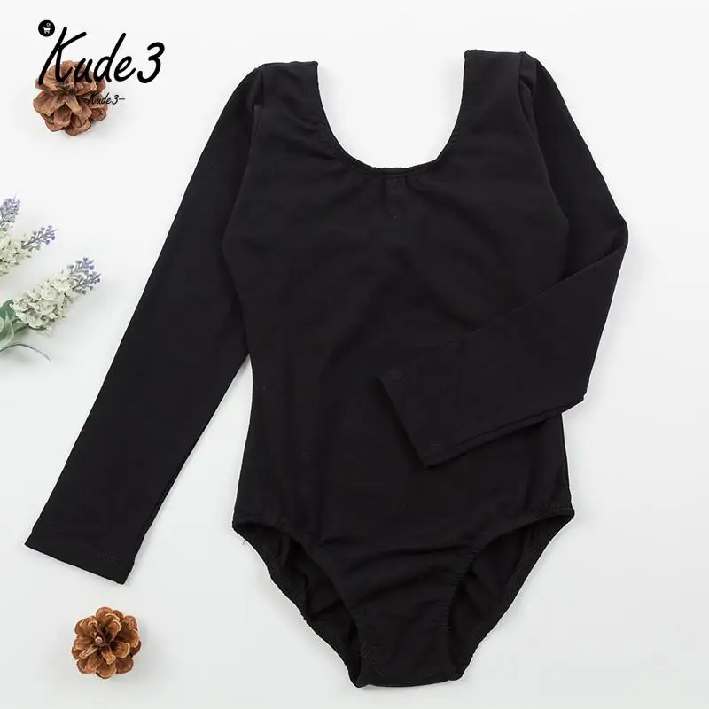KUDE Professional Girls Ballet Leotard Long Sleeve Lovely Dance Wear Toddler Kids Cotton Gymnastics With Snap Crotch7479 | Тематическая
