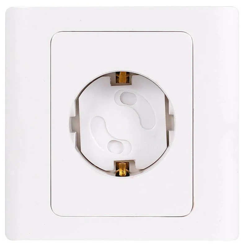 10/посылка ребенка Защитная крышка (Европейская стандартная розетка крышки) Белый