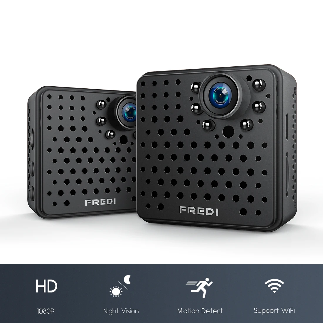 FREDI мини IP Камера 1080 P Инфракрасный Ночное Видение безопасности Камеры Скрытого