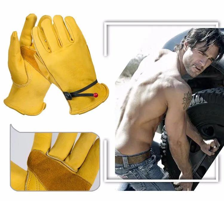 Рабочие перчатки OZERO водонепроницаемые защитные садовые для сварки кожи