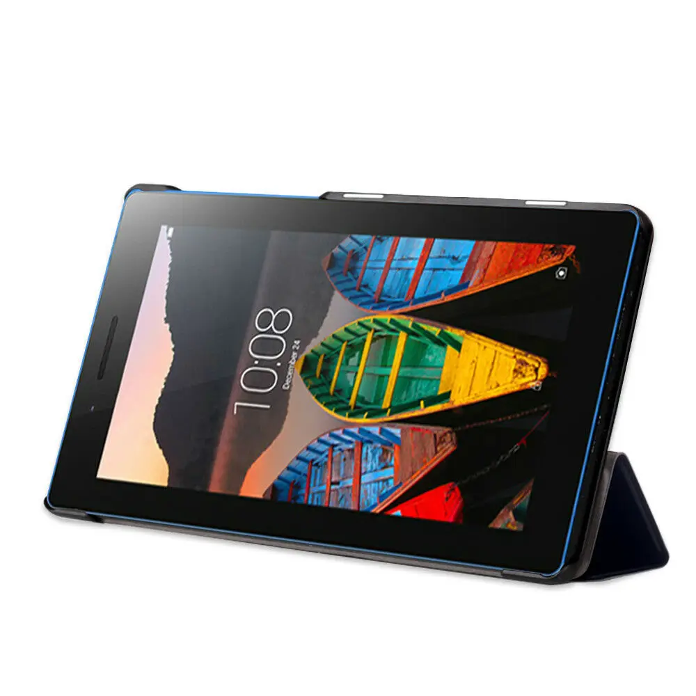 Для Lenovo Tab 3 7 Essential 710F чехол ультра тонкий магнитный стенд PU кожаный для Tab3 710I |