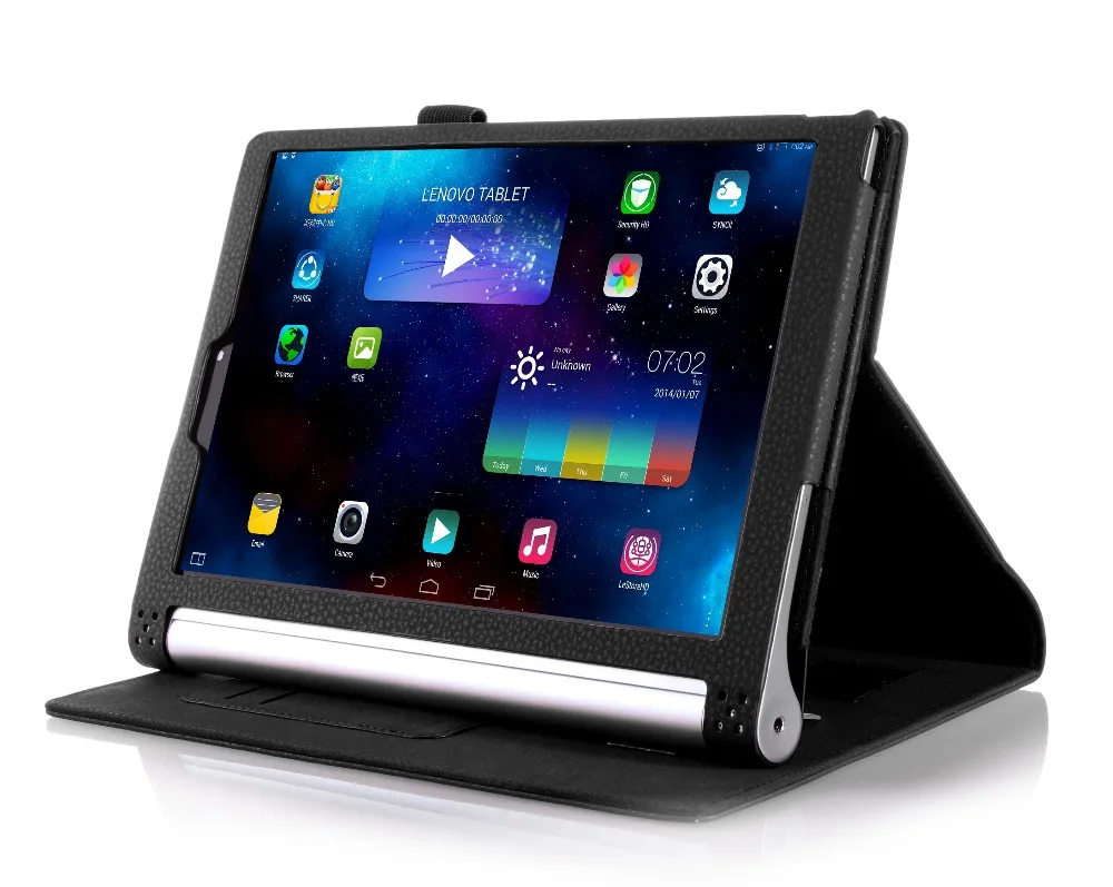 Роскошные Флип кожаный чехол для Lenovo Yoga Tab 2 1050F Tablet Обложка 10.1 дюймов Защитный 1050L
