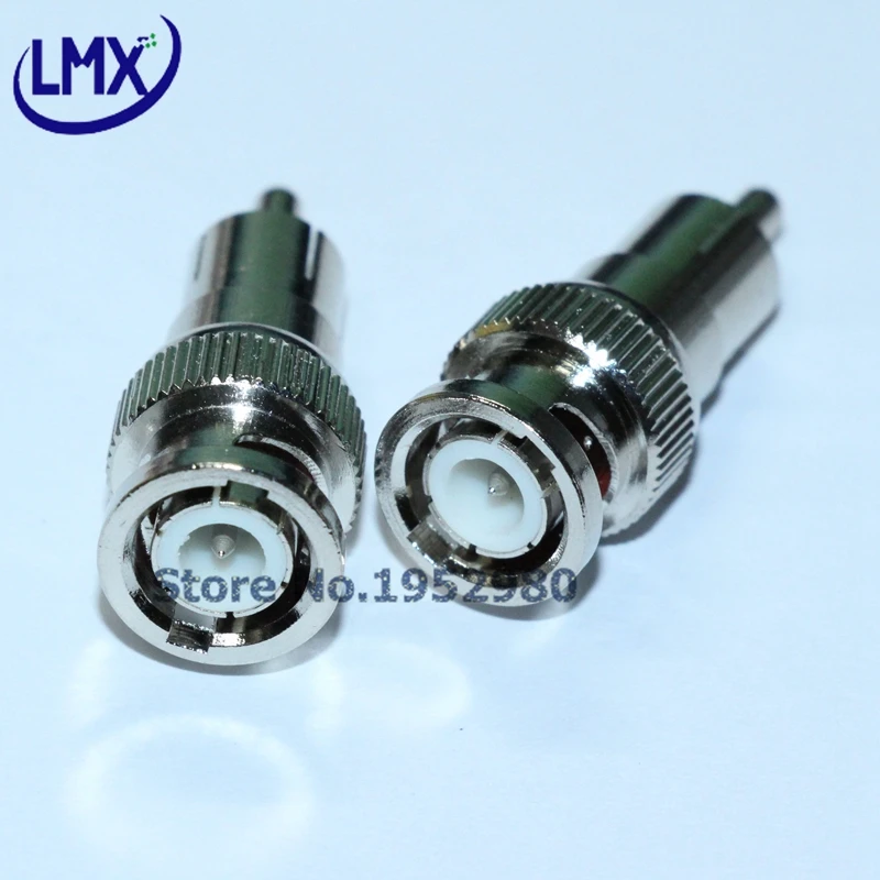 10 шт./лот BNC адаптер коннектора H3129 папа RCA хорошее качество|bnc connector|bnc male connectorbnc