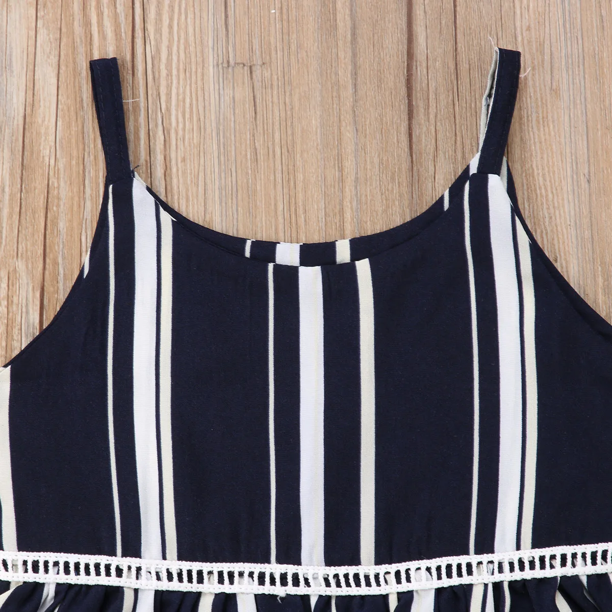 Комплект одежды для маленьких девочек из 2 предметов летняя полосатая юбка на