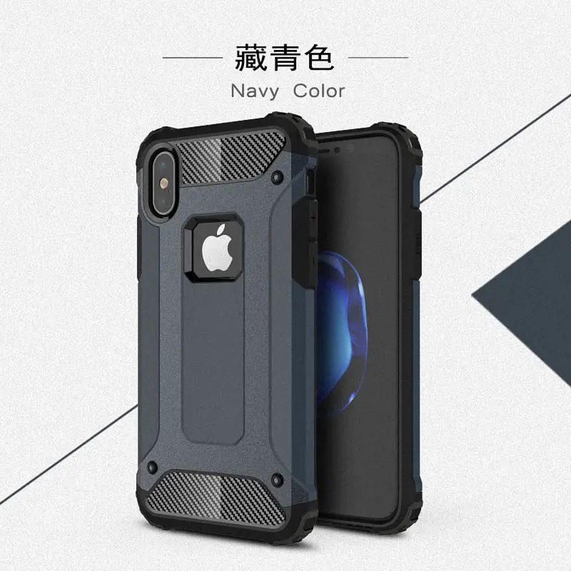Сверхмощный противоударный прочный защитный чехол для iPhone X SE 5s XS Max XR Мягкие