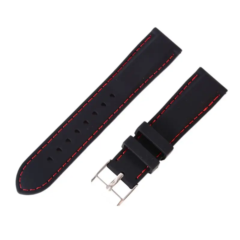 Модный армейский силиконовый ремешок для наручных часов 18 24 мм|wrist watch band|watch bandresin