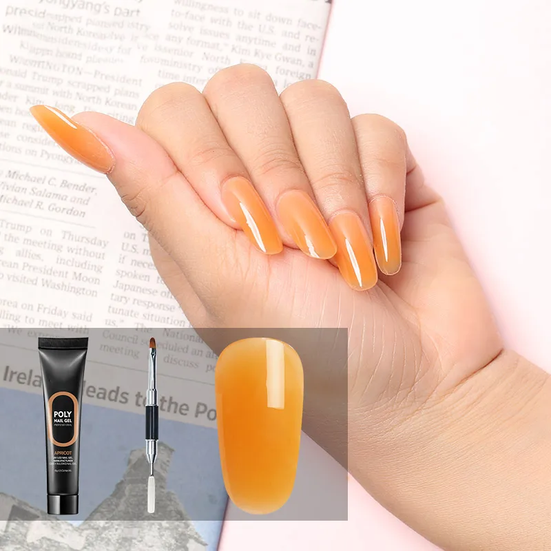 2Pcs Set Моделирующий УФ-гель для ногтей, розовый цвет, светодиодный дизайн ногтей в домашних условиях - Цвет: 2Pcs Set