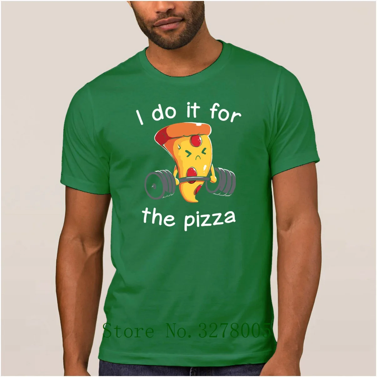 La Maxpa Make Custom Art Футболка I Do It For The Pizza Мужская футболка против морщин плюс размер 3xl