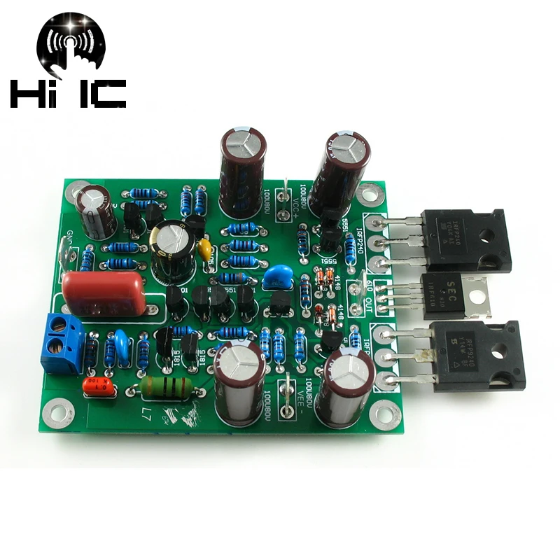 2 шт. класса AB MOSFET L7 аудио Мощность усилитель двухканальный 300 350WX2 доска