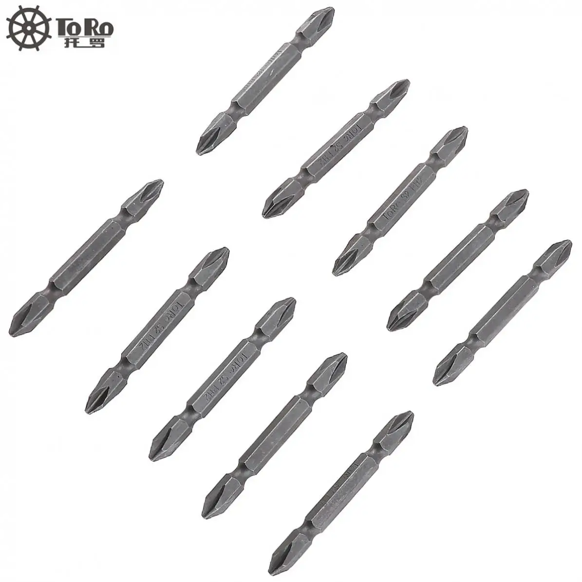 

10 шт./лот продажа TORO 1/4 (6,35 мм) Электрическая отвертка с двойной головкой S2 Биты с магнитом и Phillips для пневматических инструментов