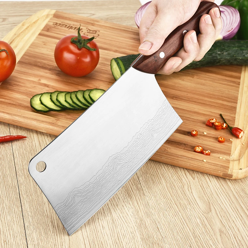 Профессиональный кухонный нож шеф повара резак для мяса овощей нержавеющая