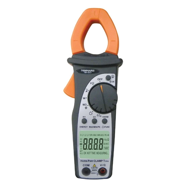 Tenmars TM 1017 CAT III 600V 400A True RMS измеритель мощности переменного тока|power clamp|power clamp meterclamp