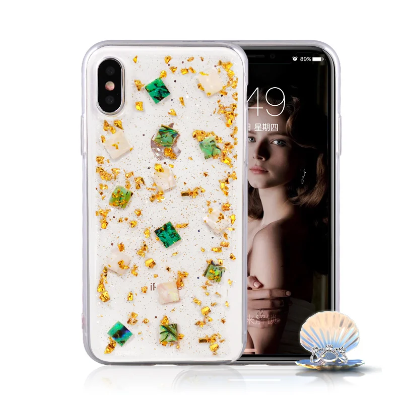 Чехол для телефона Manderm iPhone 6 6s 7 8 Plus X Модный Блестящий Мягкий ТПУ чехол милый