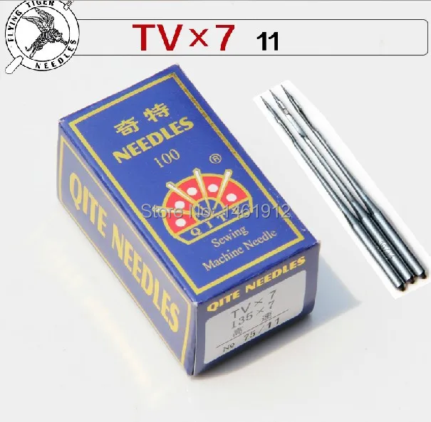 Летающий Тигр машина штифт 500 шт ТВ 7 21 # игла Двойная цепь стежка шва игла|machine chain