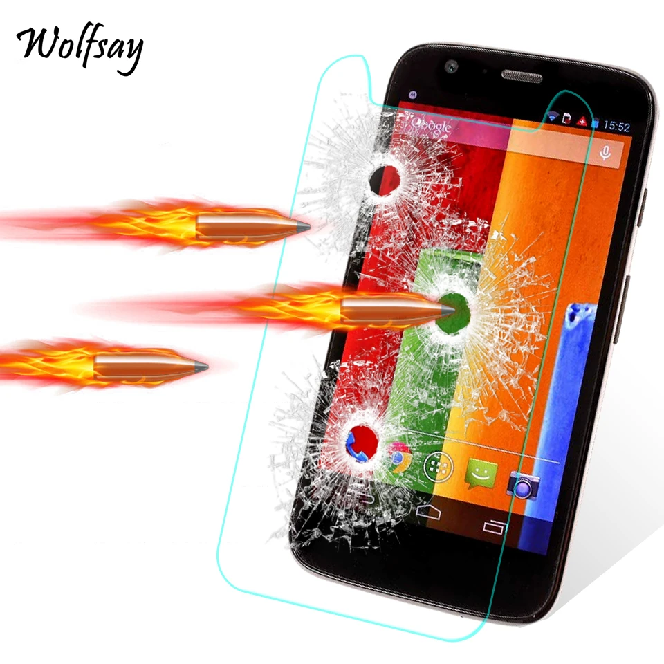Защитное стекло для Motorola Moto G 2 шт. закаленное XT1028 XT1031 пленка Wolfsay|tempered glass|for glassglass