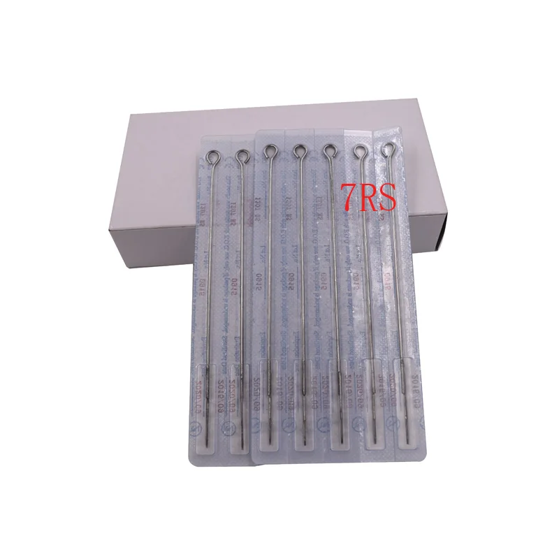 Хорошие иглы для татуировки 15 шт./лот Стерилизующие Иглы 7RS стерильные