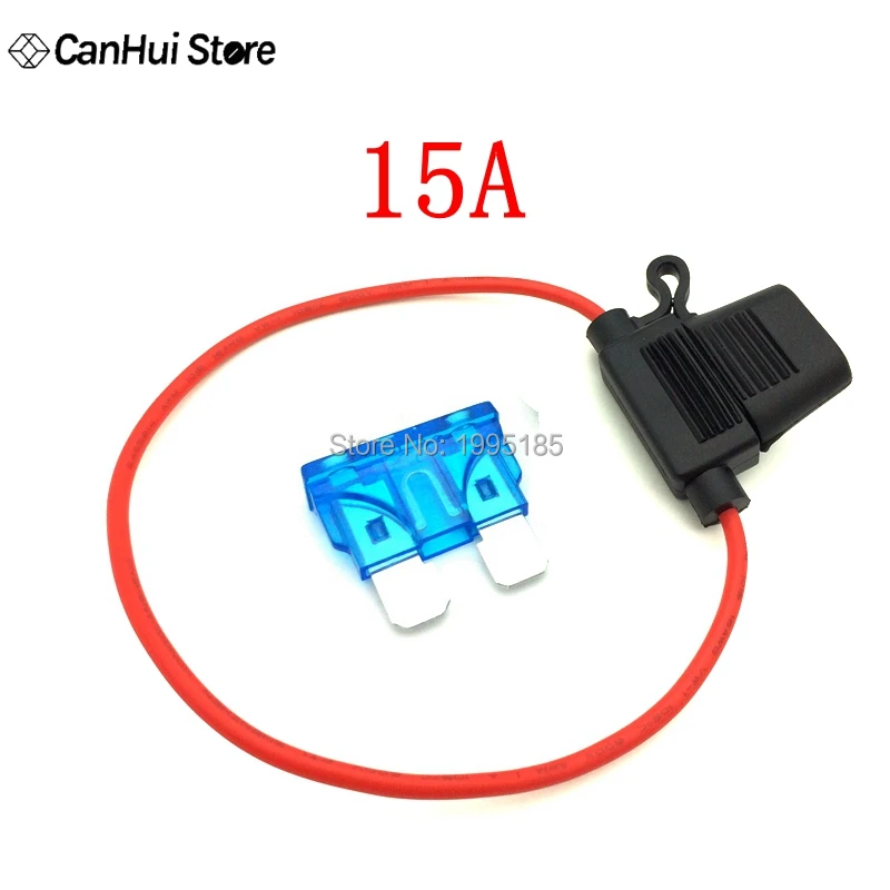 1 шт. водонепроницаемая розетка среднего размера с лезвием предохранитель 2 А 3 7 5