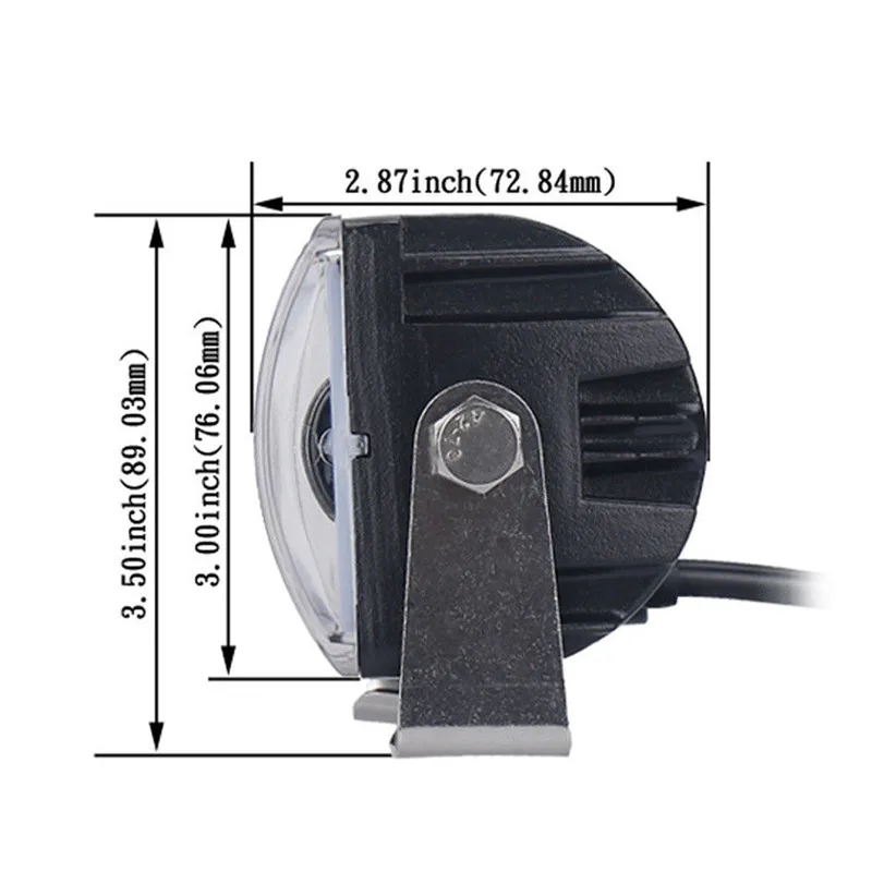 Новые рабочие фары для вождения Противотуманные Прожекторы 24 Вт DRL светодиодные
