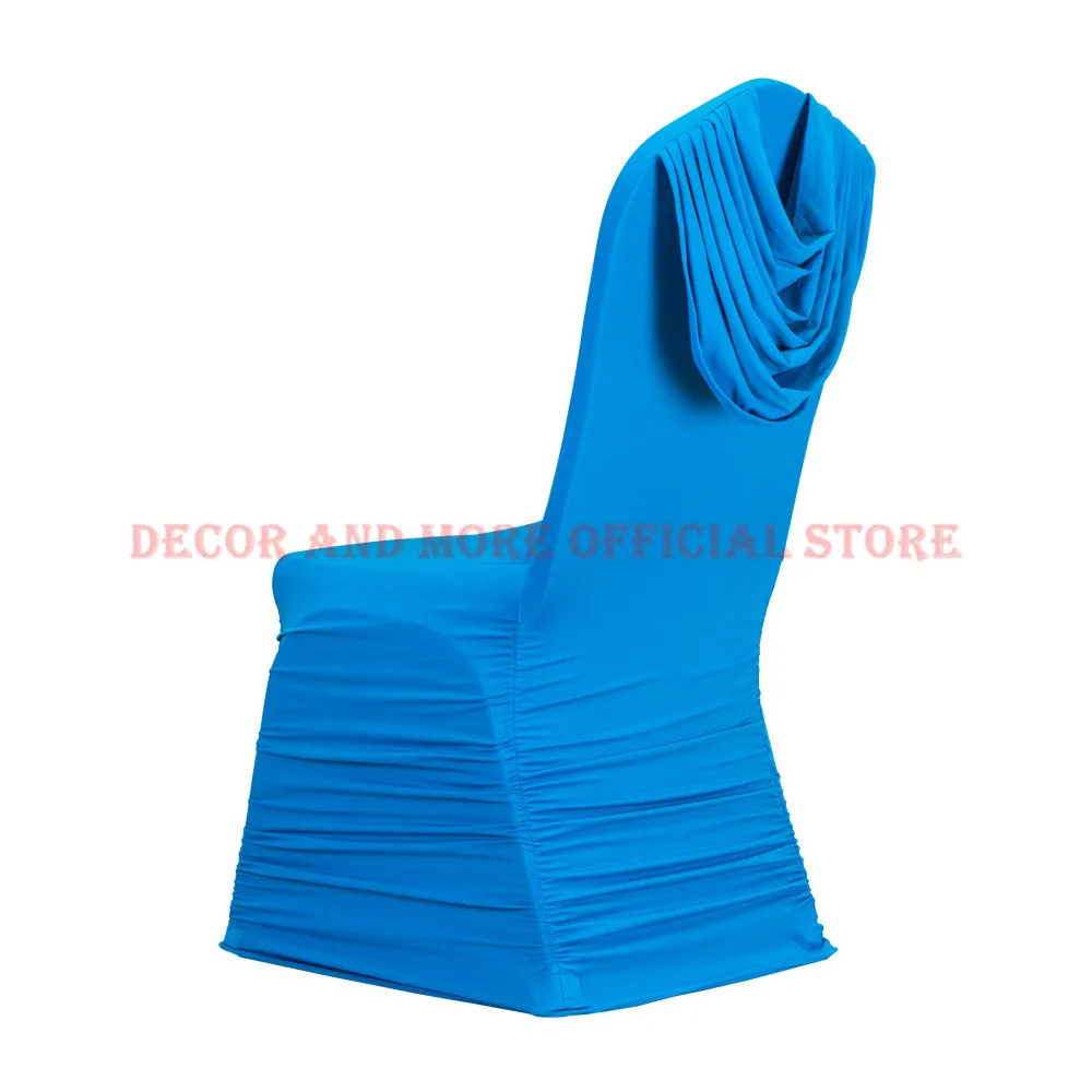 50PCS/LOT Wholesale Wedding Chair Covers Party Banquet Dining Cover Spandex Stretch Universal Decoration Black White Red | Дом и сад