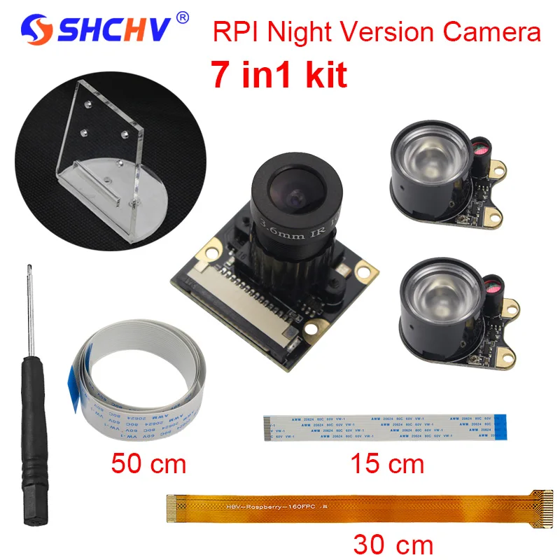 Raspberry Pi 3 B+ модуль камеры OV5647 рыбий глаз широкоугольный фокусное расстояние камеры Регулируемый для дверной звонок монитор модуль камеры DIY