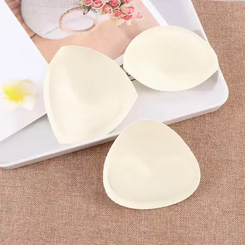 Swimsuit Padding Inserts Women Clothes Accessories Foam Triangle Sponge Pads Chest Cups Breast Bra Bikini Inserts Chest Pad