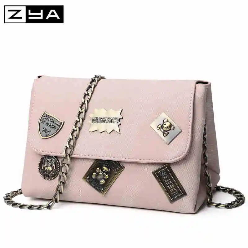 Мини Сумки Конверт Плеча Женщины 2016 Девушку Посланник Crossbody Щитка Цепи Мешок