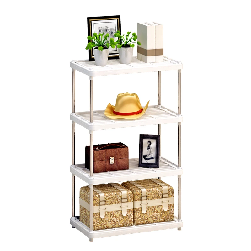 

Storage Kitchen Wearing Plastic Floor Receive Shelves Four Layers