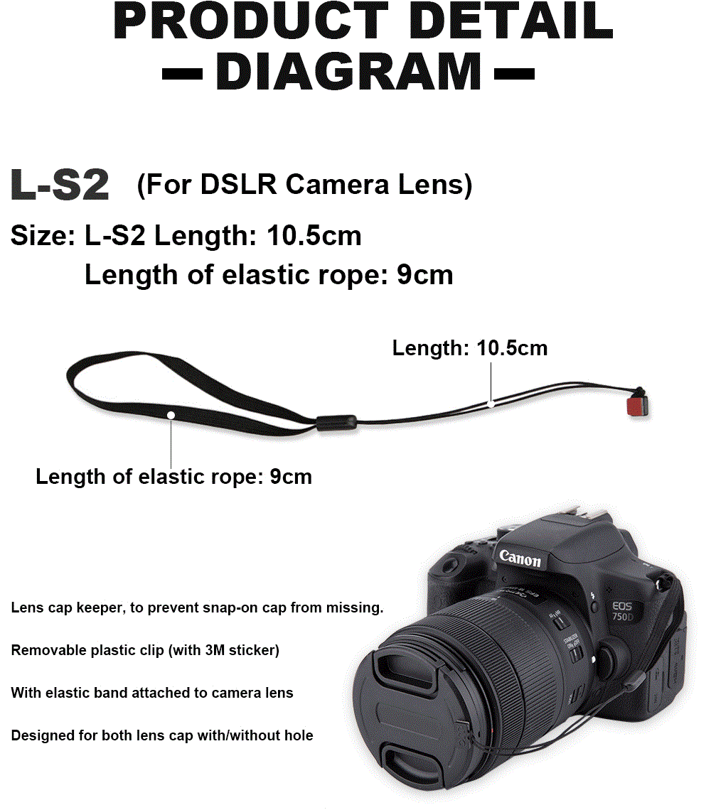JJC DSLR/беззеркальных Камера объектив Кепки с держателем с наклейкой 3M для цифровой зеркальной камеры Canon Nikon sony Olympus Fujifilm