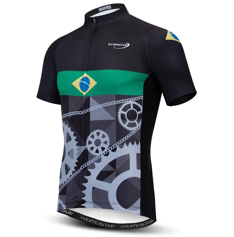 Brazil Спортивная кофта weimostar для мотоспорта Pro Team Канада Чили Италия Мексика гоночный спортивный мотобайк Джерси Ropa Ciclismo Топ велосипедная одежда - Цвет: Brazil