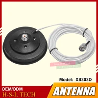 car radio accessory pl259 port 5m feeder cable big magnet mount bracket for ham amateur car walkie talkie antenna base
