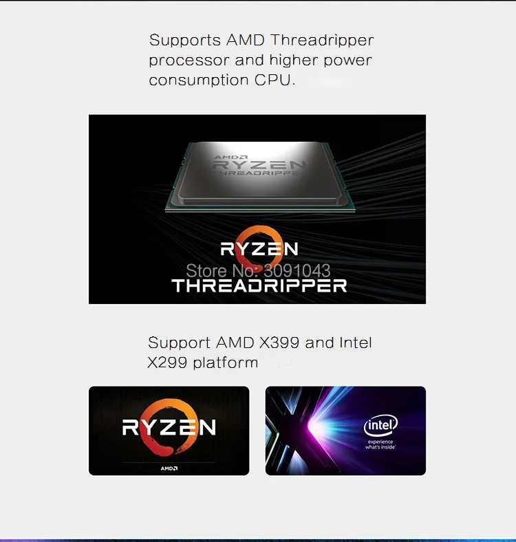 Pccooler GI-AP240X водяного охлаждения cpu жидкостный кулер для AMD TR4 intel 2011 2066 cpu Радиатор 120 мм RGB 4pin cpu вентилятор ПК тихий