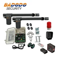 BADODO 400KGS 220V Swing Gate Opener Double Arm with Photocell, Lamp, detector,wireless keypad optional