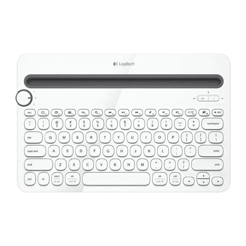 Logitech K480 Bluetooth мульти-устройство Портативный клавиатура с чехол для телефона с держателем для карт для Windows Mac OS iOS Android смартфон/планшет