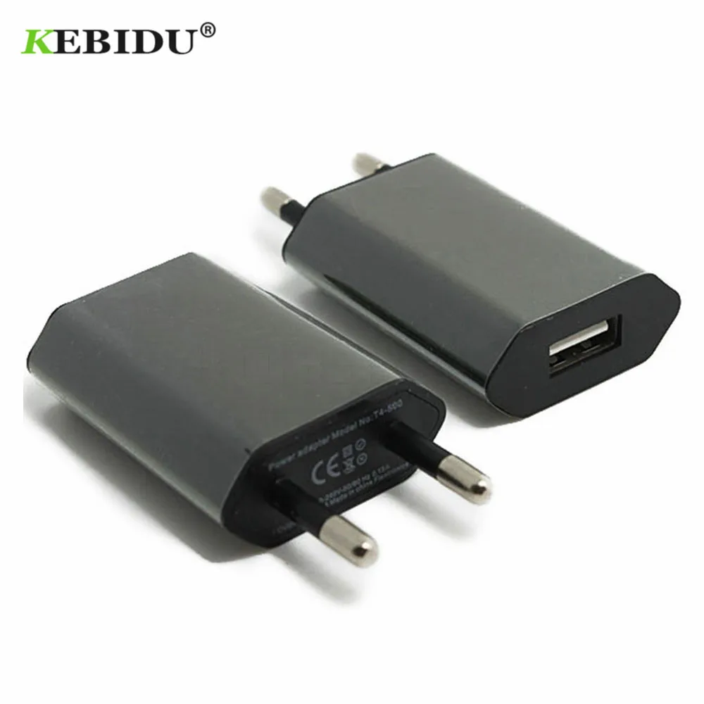 USB зарядное устройство Kebidu EU/US штепсельная вилка 5 В AC настенный адаптер питания