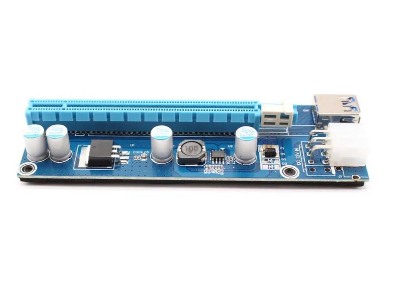Переходная карта 60 см PCIe PCI E Express Card 1x к 16x USB 3 0 кабель для передачи данных SATA 6Pin IDE