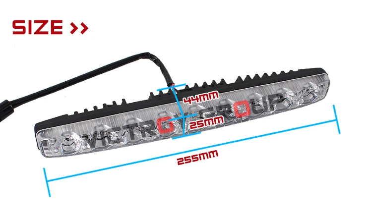 12v 9W Светодиодный дневной светильник белый Цвет Водонепроницаемый Универсальные