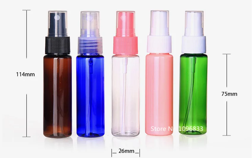 Многоразовые пластиковые бутылки с распылителем для эфирных масел 30 мл 60 шт.|small