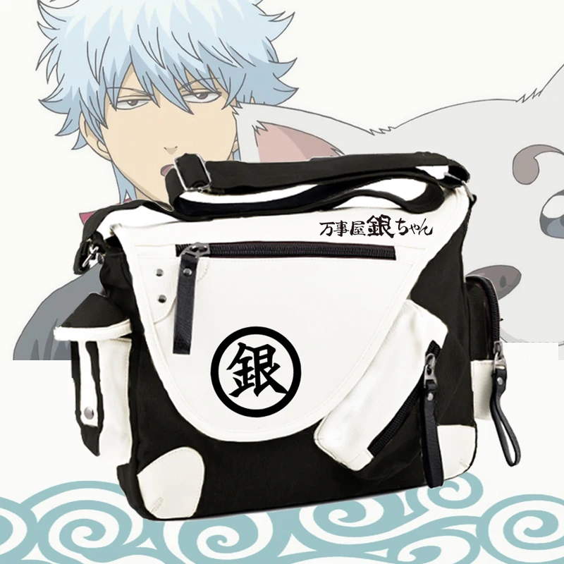 Gin Tama сумка мессенджер унисекс для косплея горячая Распродажа серебряная Soul