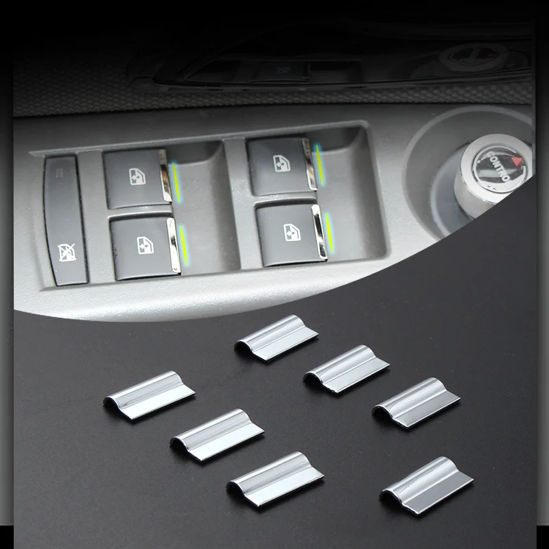 Кнопки для подъема окон отделки блестки/Украшение 7 шт./лот авто аксессуары Chevrolet