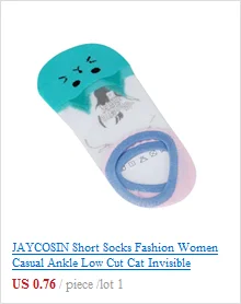 JAYCOSIN Высокие Носки Женские однотонные сапоги теплая шерсть с манжетами вязаные гетры зимние длинные хлопковые носки выше колена для девочек 7