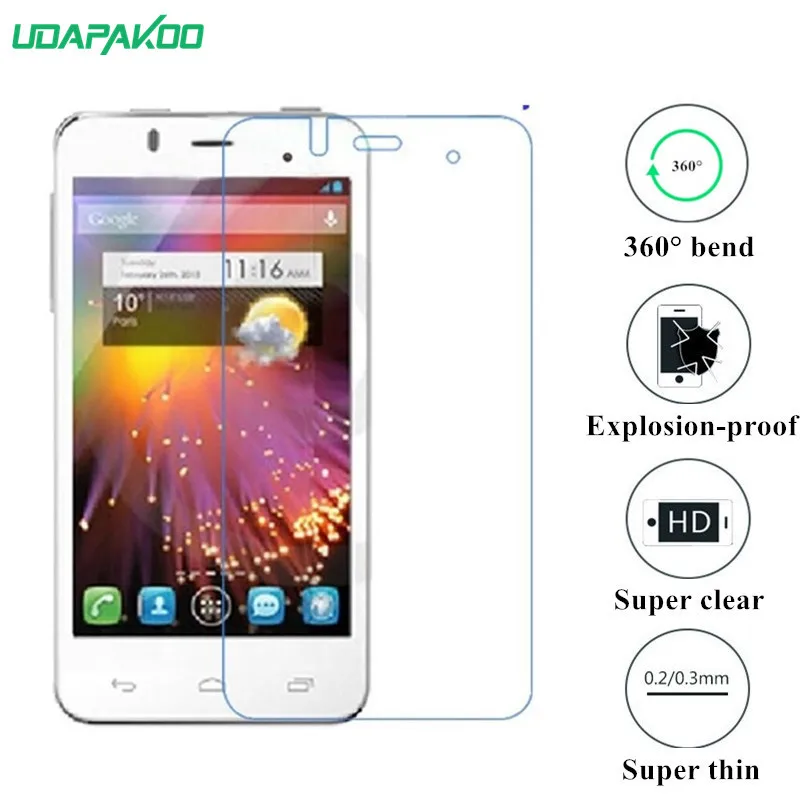 Udapakoo прозрачная закаленная (мягкое стекло) пленка для Alcatel One Touch Star 6010 OT нано